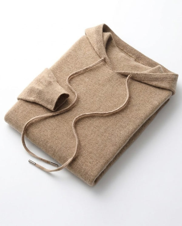 Amalfi Wool Hoodie - Sand