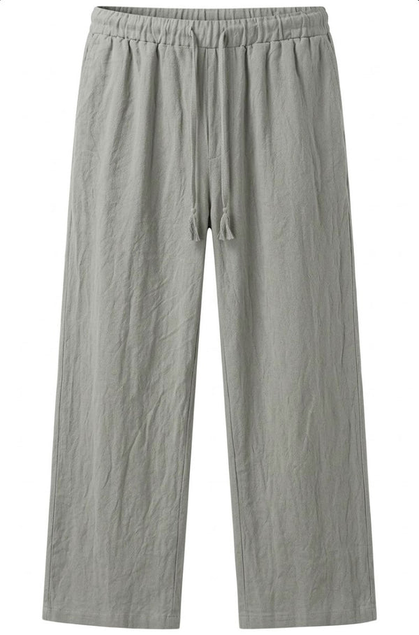 Riviera Linen Trousers - Gray