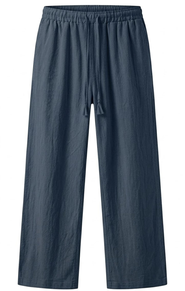 Riviera Linen Trousers - Navy