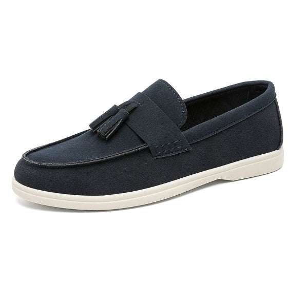 Amalfi Suede Loafers - Navy