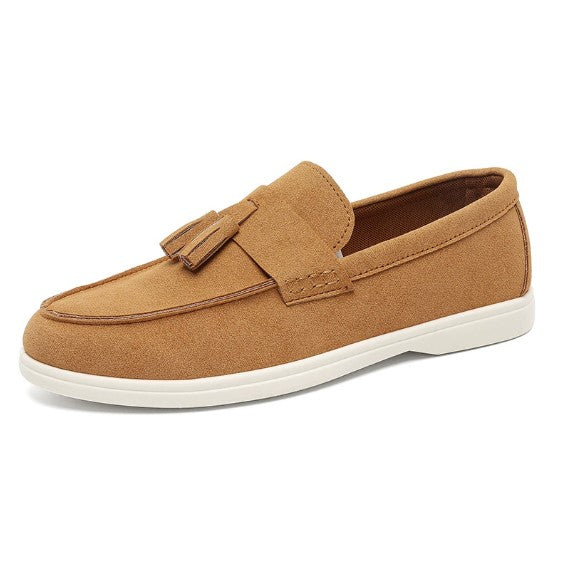 Amalfi Suede Loafers - Bronze