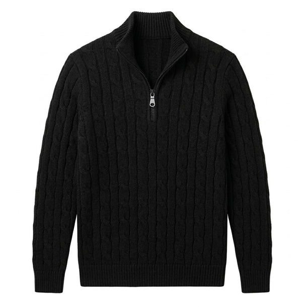 Verona Cable-Knit - Black