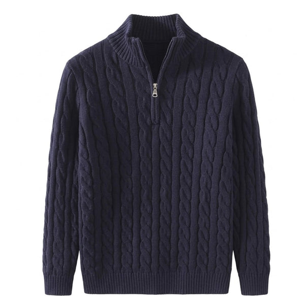 Verona Cable-Knit - Navy